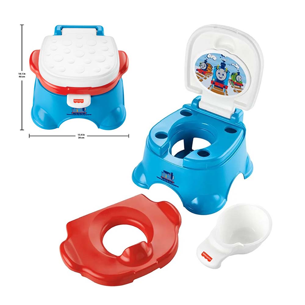 MATTEL MATE-HLV82 T&F 3 IN 1 TUVALET SESLI MÜZİKLİ