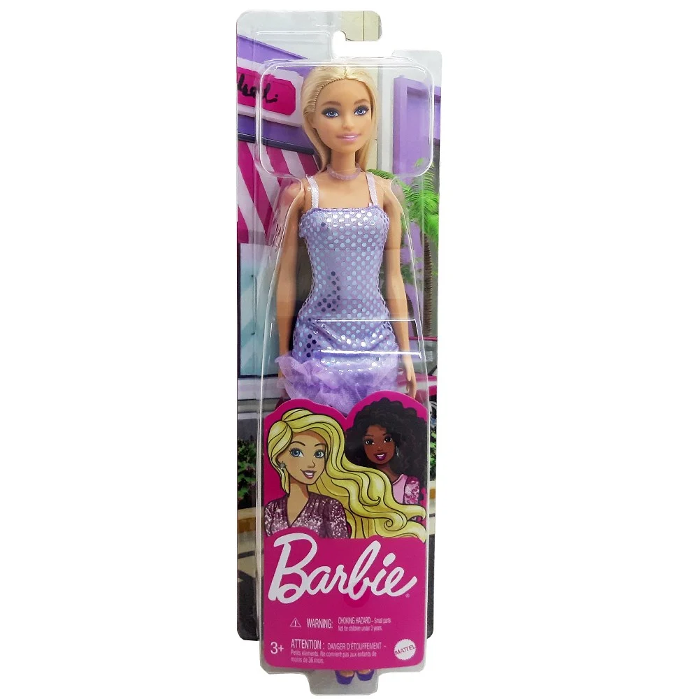 MATTEL T7580 PIRILTILI BARBİE 6