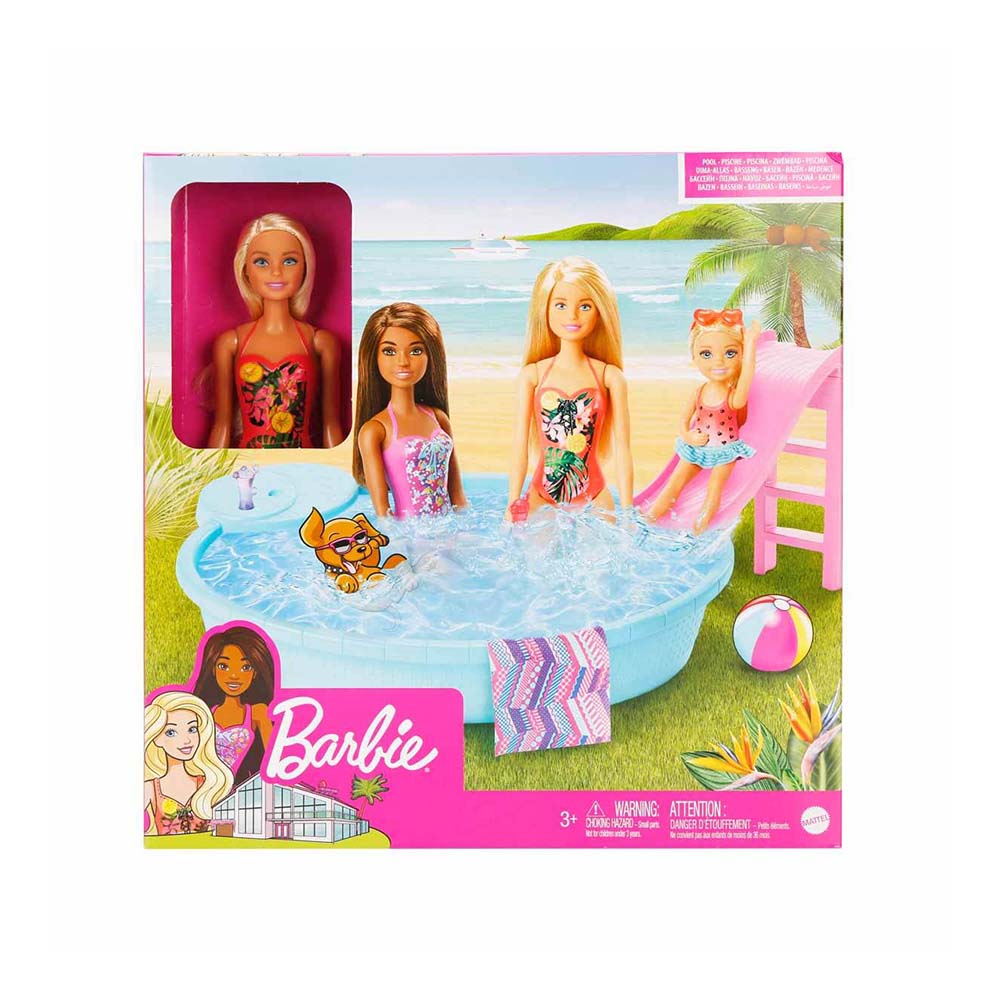 MATTEL GHL91 BARBİE VE EĞLENCELİ HAVUZU