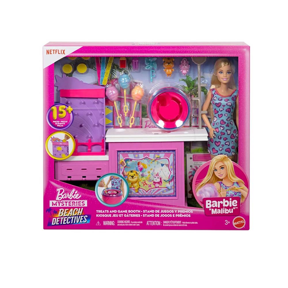 MATTEL JFV67 BARBİE MYSTERİES BEACH BEBEK&OYUN SETİ AKSESUARLARI