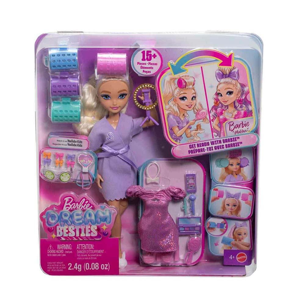 MATTEL JGG38 BARBİE DREAM BESTİES İLE HAZIRLAN MALİBU AKSESUARLARI