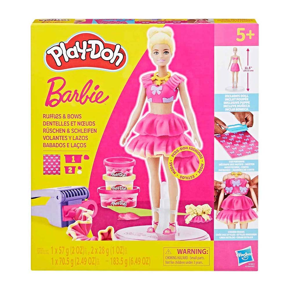 HASBRO G1354 PLAY-DOH BARBİE FIRFIRLAR VE FİYONKLAR HAMUR SETİ