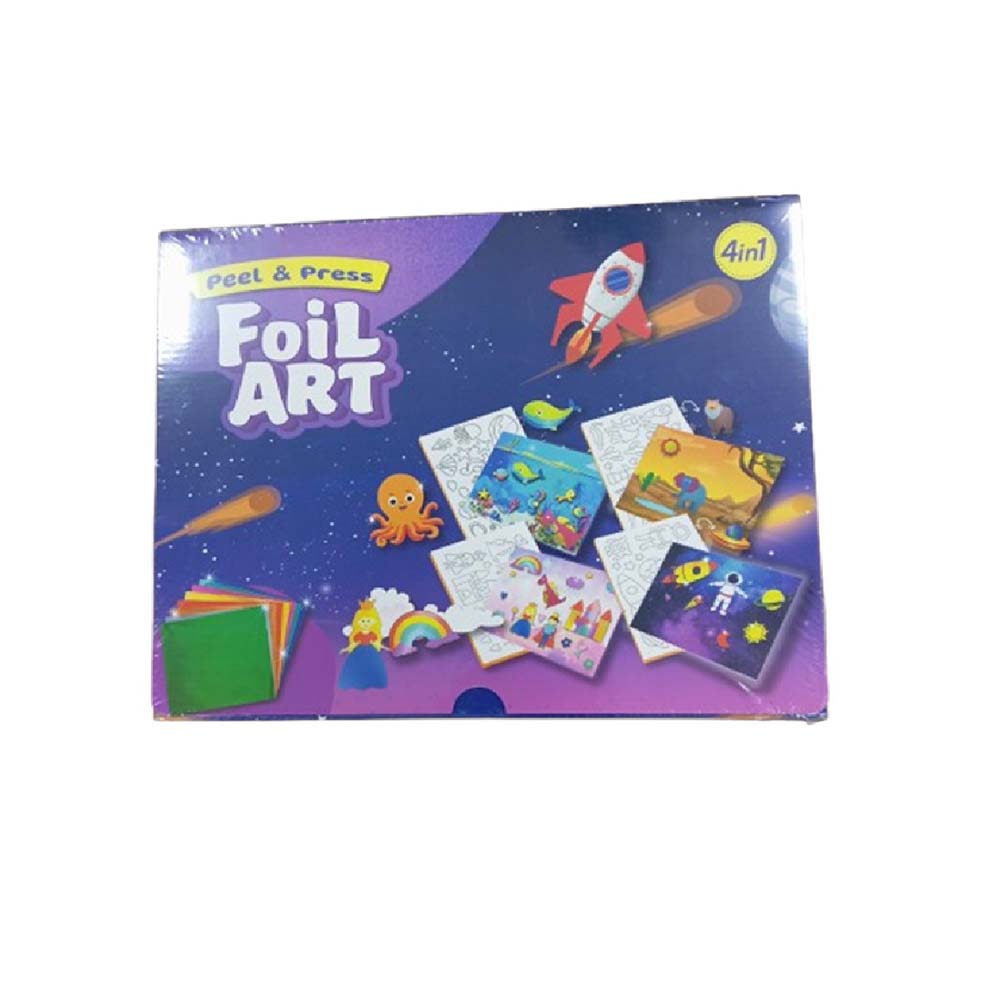 BAŞEL FOİL ART PEEL & PRESS 4 İN 1