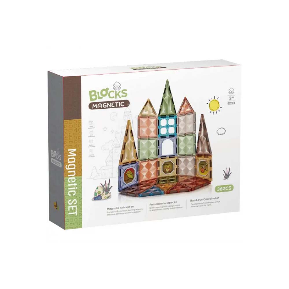 BAŞEL CH1190 MAGNATİC BLOCKS STAR DİAMOND SET 36 PARÇA