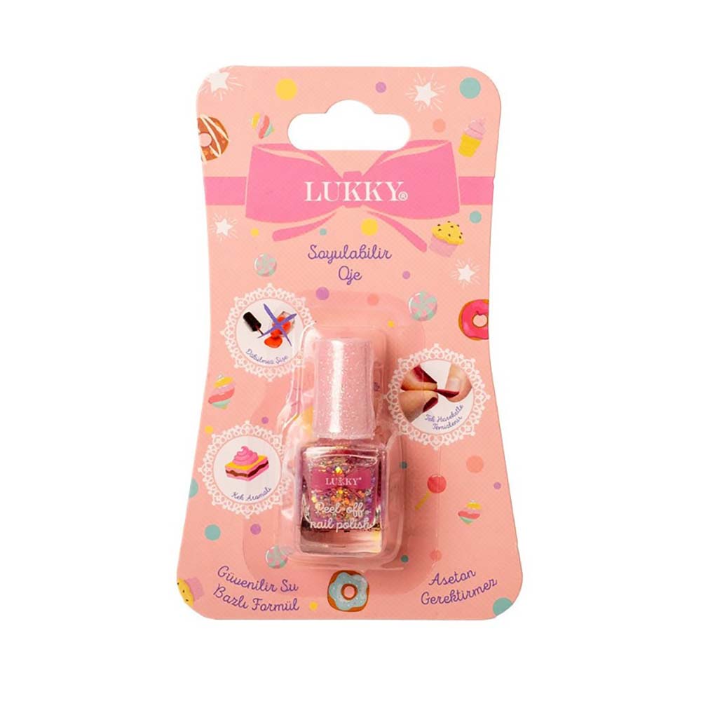 MEGA CONFETTİ SERİSİ PARILTILI FUŞYA OJE 3.5ML