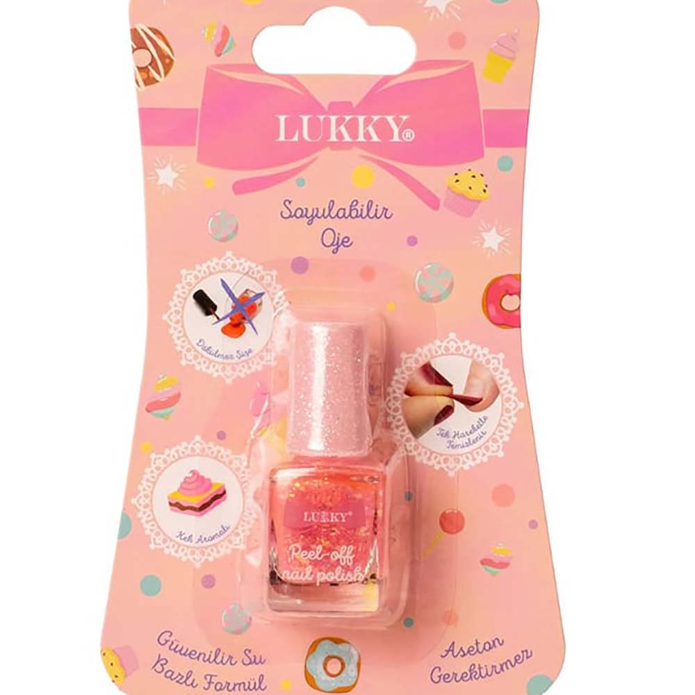 MEGA CONFETTİ SERİSİ PARLAK PEMBE İNCİLİ OJE 5ML