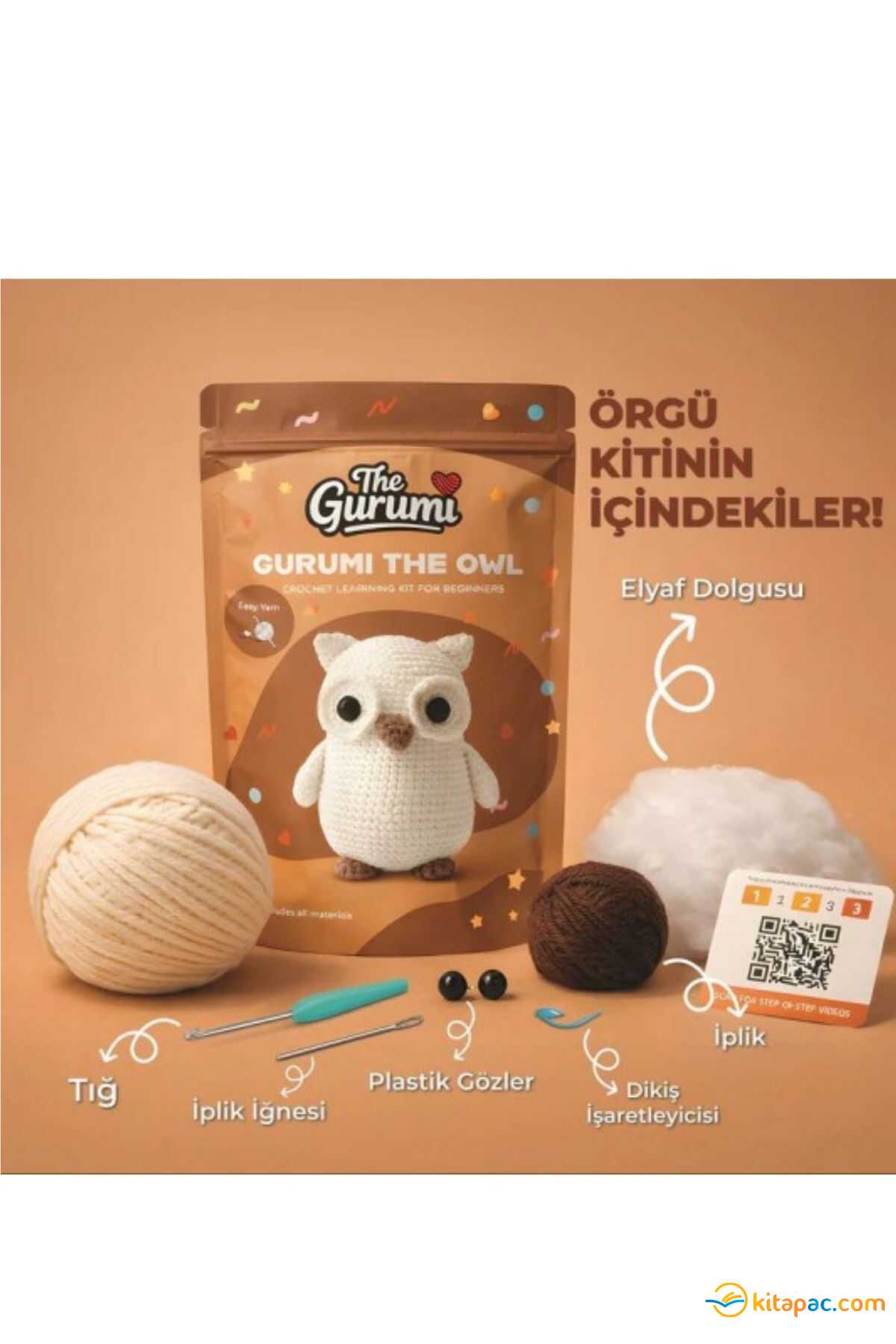 THE GURUMİ TG007 BAYKUŞ ÖRGÜ ÖĞRENME KİTİ