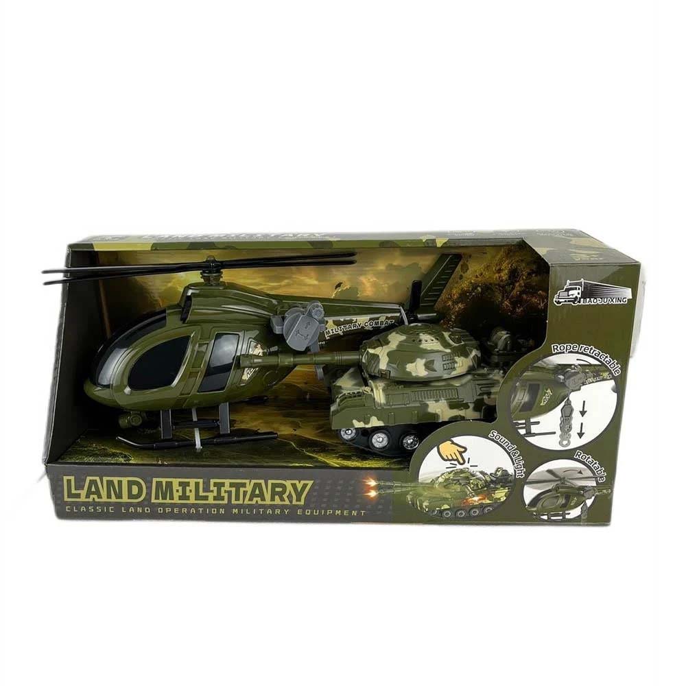 BİRLİK 8804-24 ASKERİ HELİKOPTER VE TANK SET