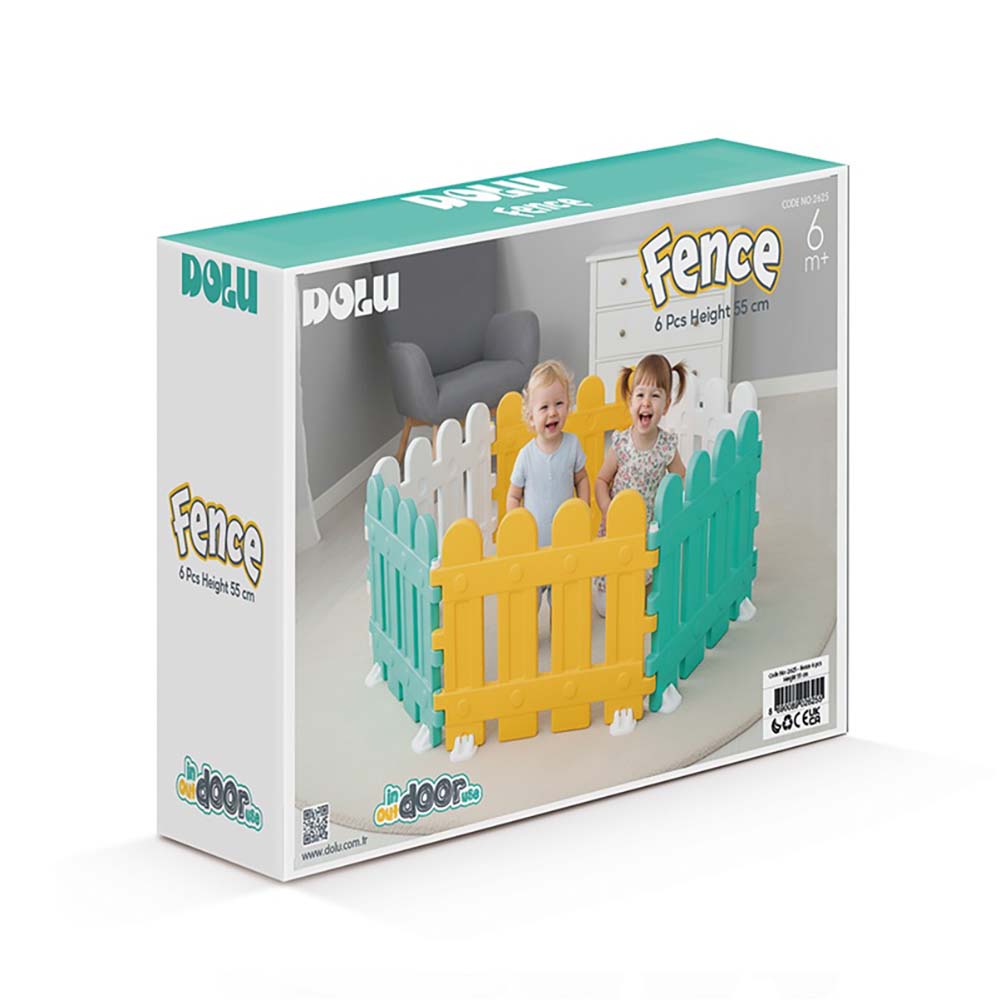 DOLU 2625 OYUNCAK ÇİT 6 PARÇALI 55 CM