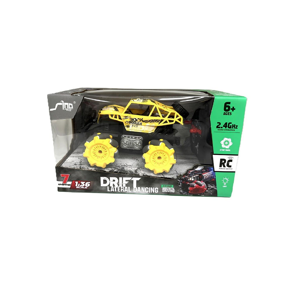 MEGA LOC6801A U.KUMANDALI 1:36 DRIFT CAR TURUNCU SARI