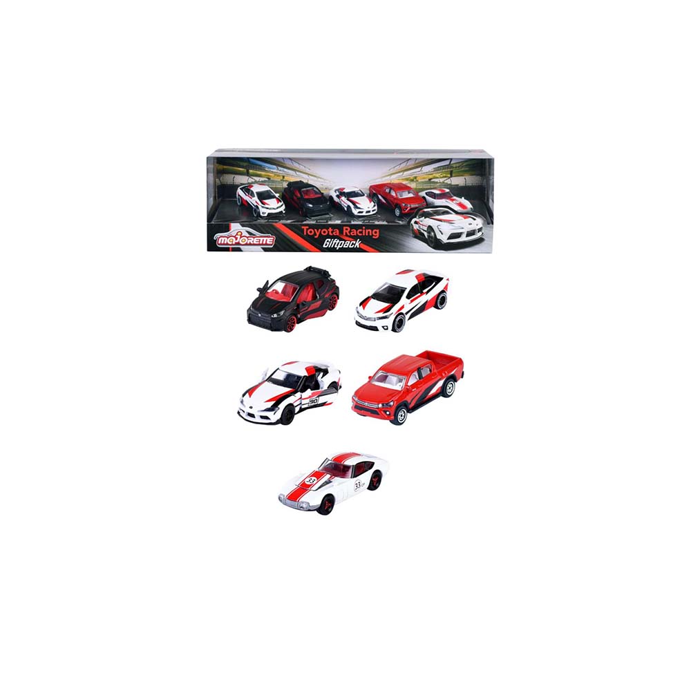 SİMBA 8501102003 MAJORETTE TOYOTA RACİNG 5Lİ HEDİYE PAKETİ