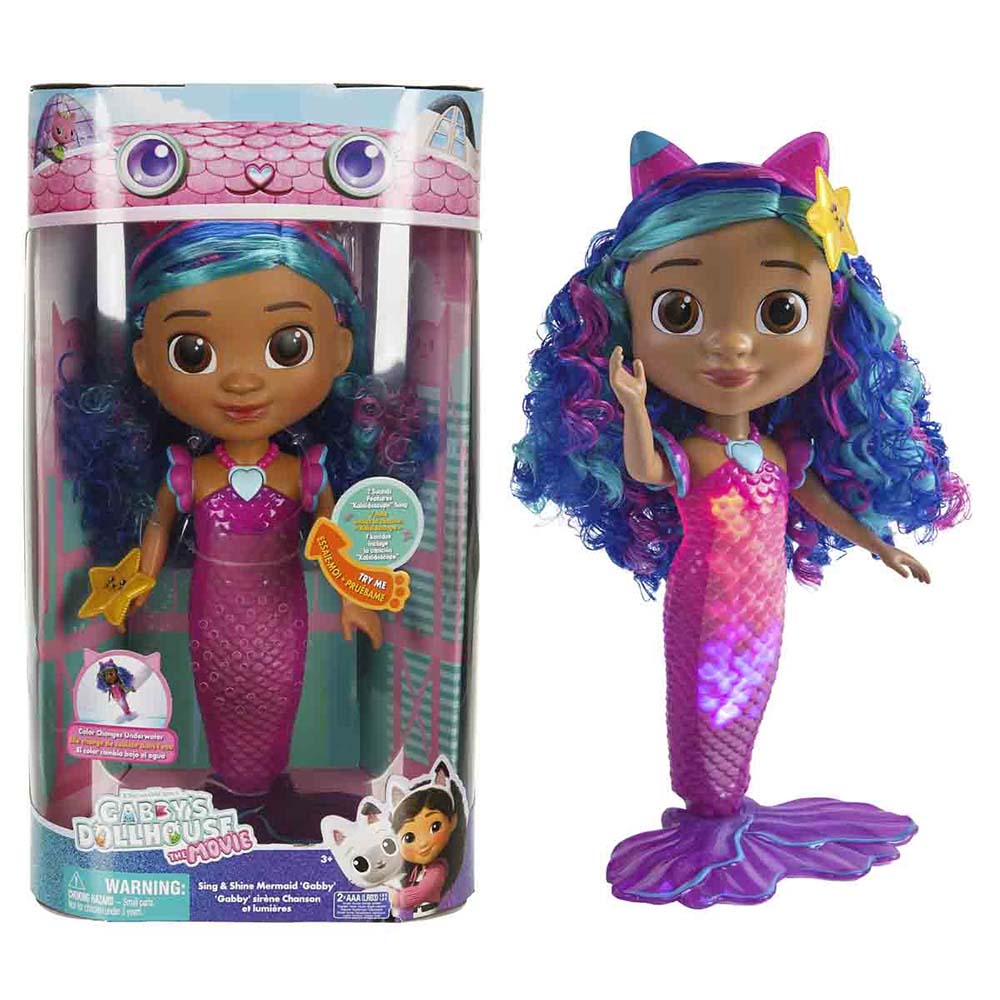 SUNMAN S00008890 FİGÜR GABBY S DOLLHOUSE DENİZ KIZI BEBEK SES/IŞIK