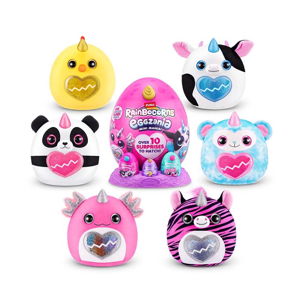 GIOCHI RAR26000 RAİNBOCORN MİNİ EGGZANİA SÜRPRİZ PELUŞ 9296