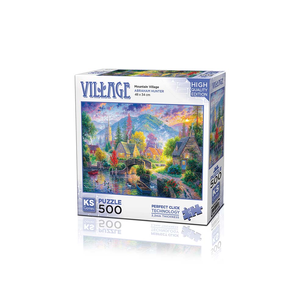 ONUR 20046 PUZZLE 500 PRÇ MOUNTAİN VİLLAGE