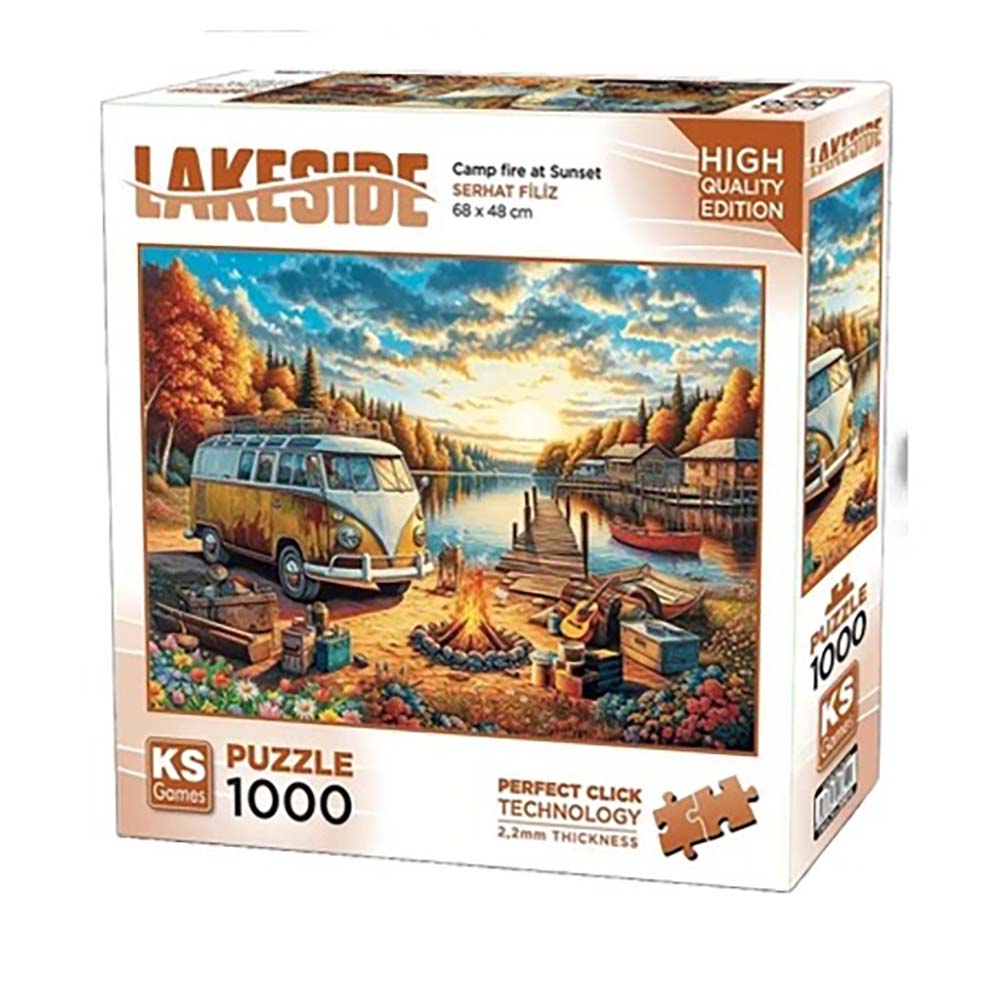 ONUR 20810 PUZZLE 1000 PRÇ VOS VOS CAMPFIRE ST.SUNSET