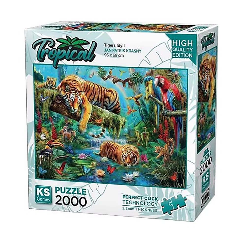 ONUR 22512 PUZZLE 2000 PRÇ TIGERS IDYIL