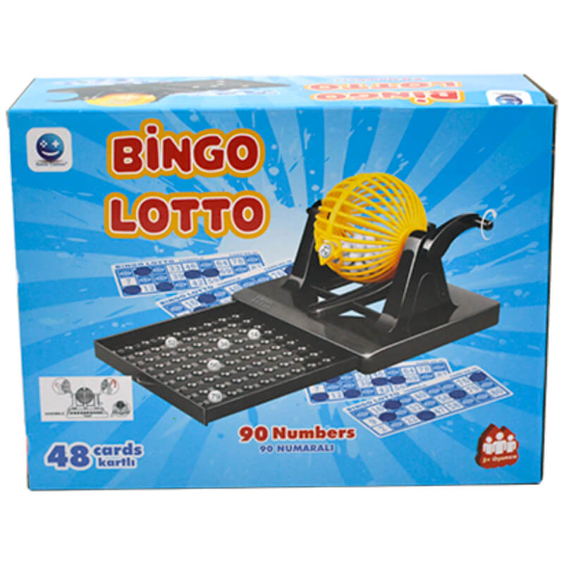 SUNMAN 8026 BİNGO/LOTTO SET 48 KARTLI MEKANİZMALI