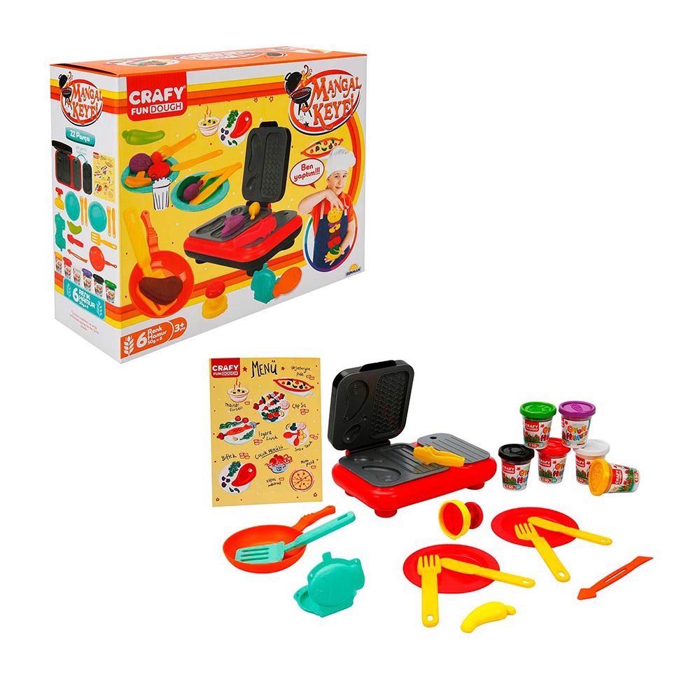 SUNMAN 2052 OYUN HAMURU 4X50GR SET MANGAL KEYFİ