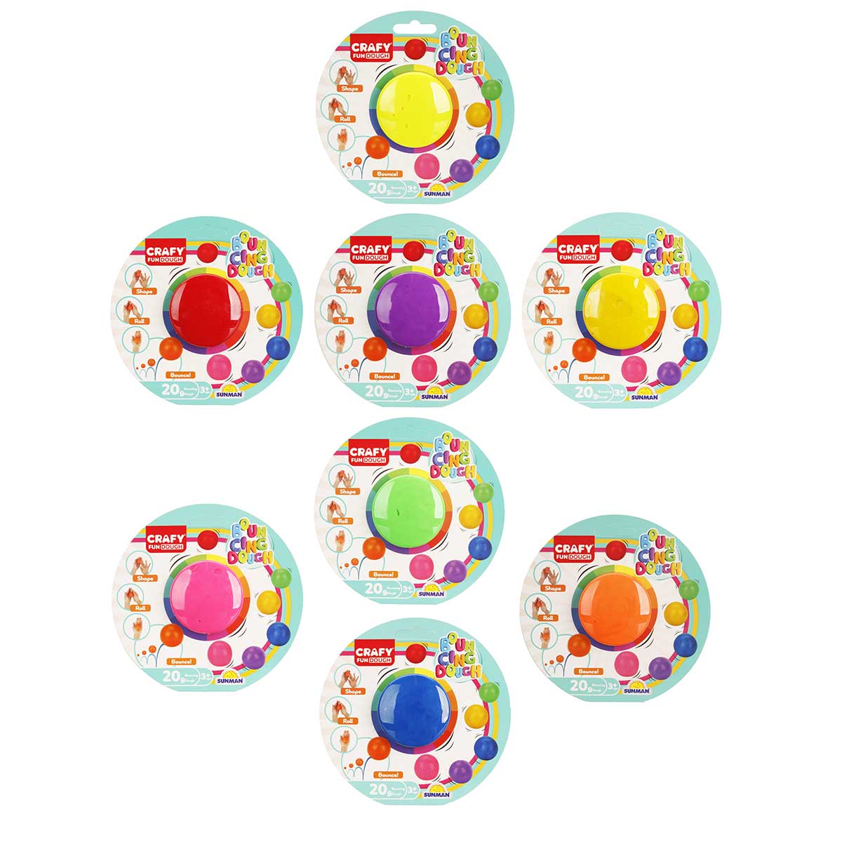 SUNMAN 3018 OYUN HAMURU ZIPZIP TEKLİ 20GR