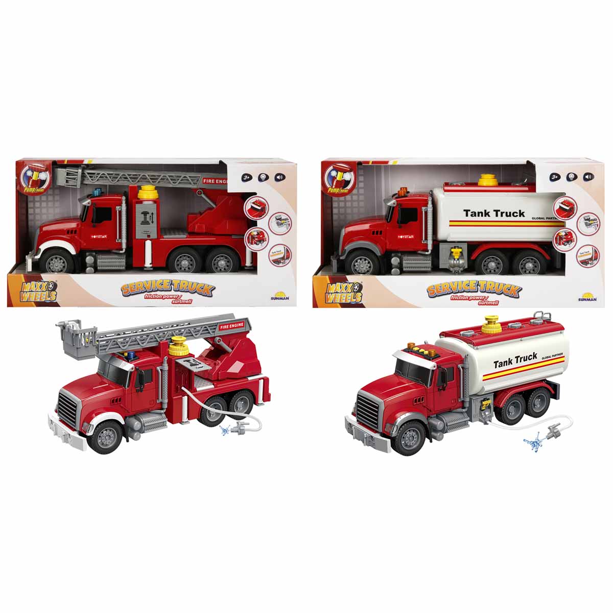 SUNMAN 3326 TRANSPORTER İTFAİYE-TANKER SES/IŞIK