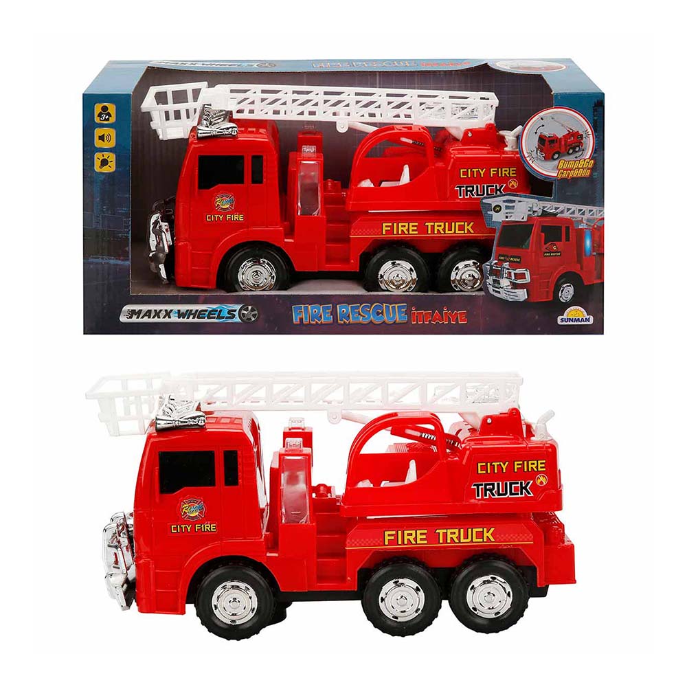 SUNMAN 3412 İTFAİYE ARACI ÇARP DÖN SESLİ IŞIKLI