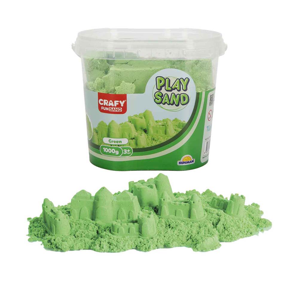 SUNMAN 5709 OYUN KUMU PLSTK KOVA 1000GR YEŞİL