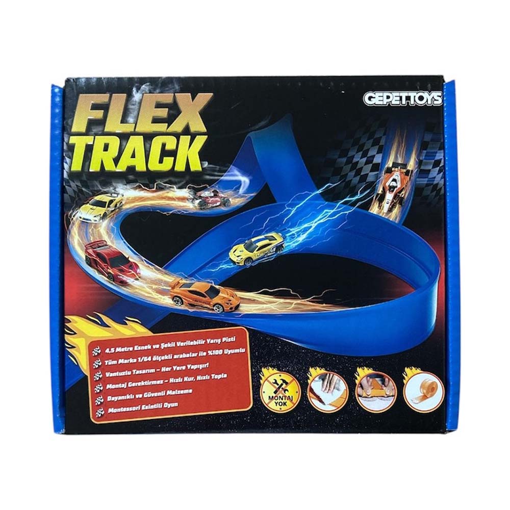 FLEX TRACK ESNEK YARIŞ PİSTİ KIRMIZI