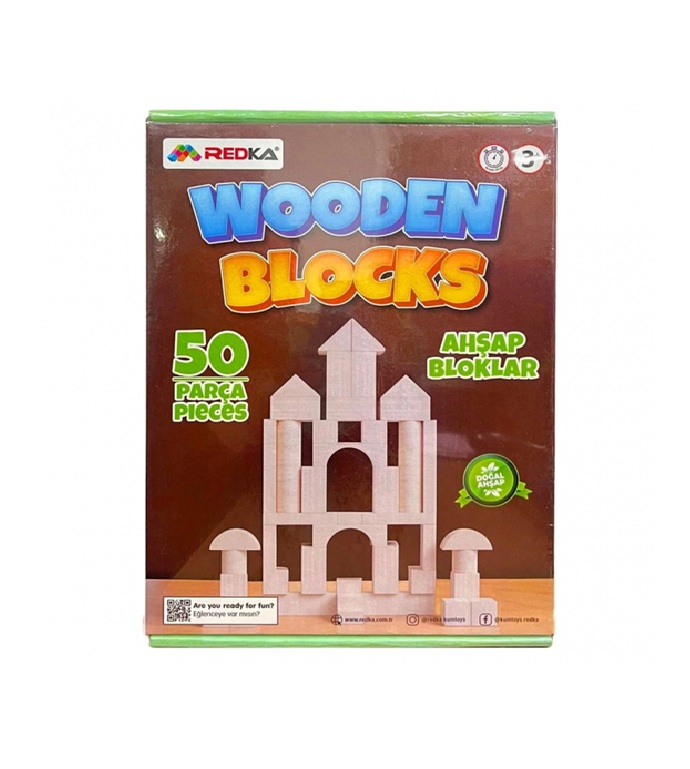 REDKA RD5670 AHŞAP BLOKLAR 50PRÇ