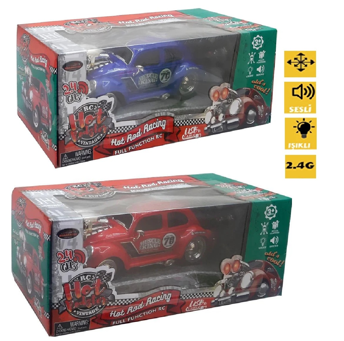 CAN MK8131B U.KUMANDALI 1:16 SESLİ IŞIKLI DRİFT ATAN ARABA