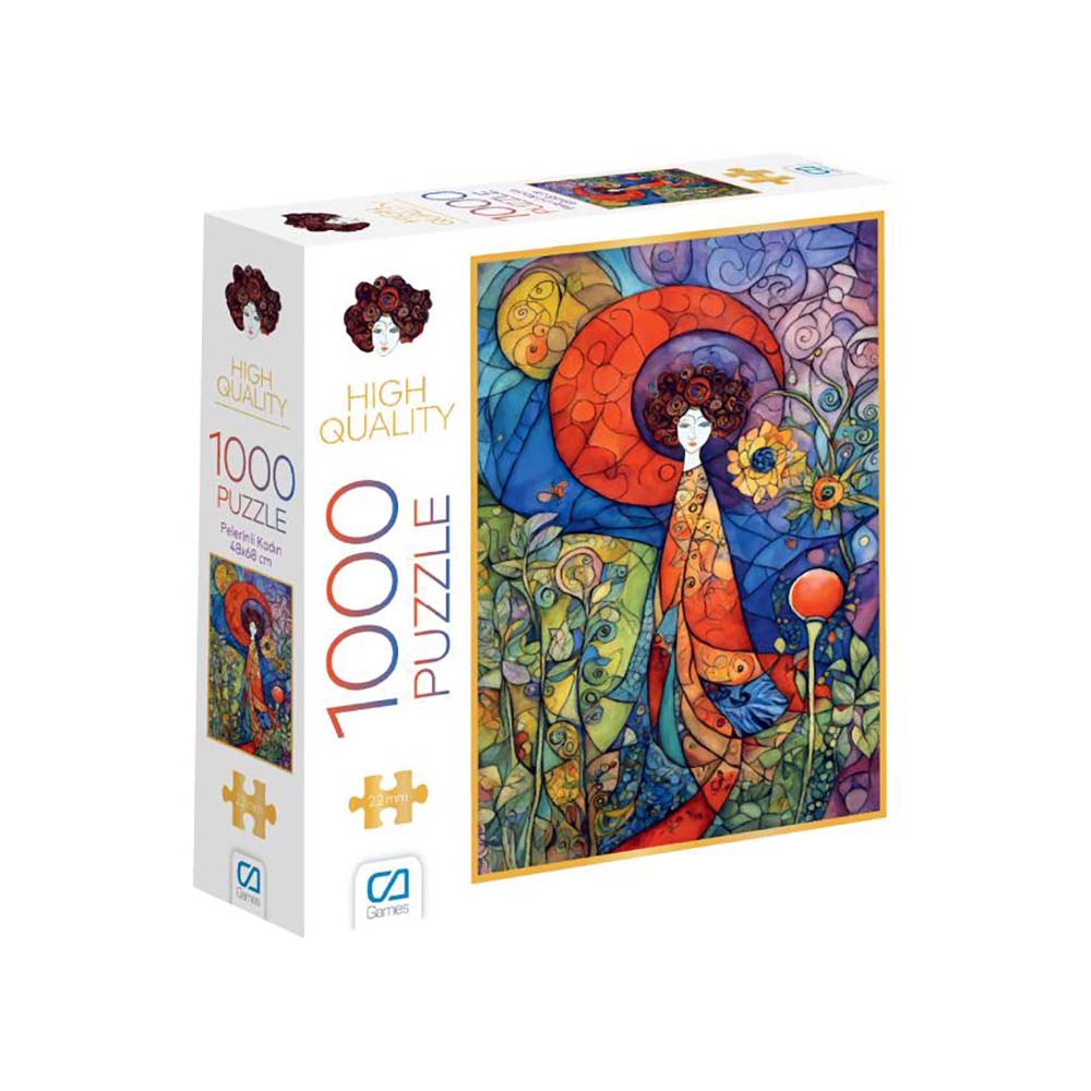 CA 7051 PUZZLE 1000 PRÇ PELERİNLİ KADIN