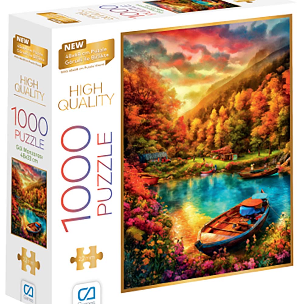 CA 7082 PUZZLE 1000 PRÇ GÖL MANZARASI