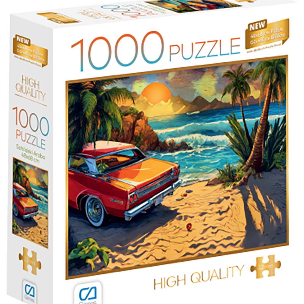 CA 7093 PUZZLE 1000 PRÇ SAHİLDEKİ ARABA