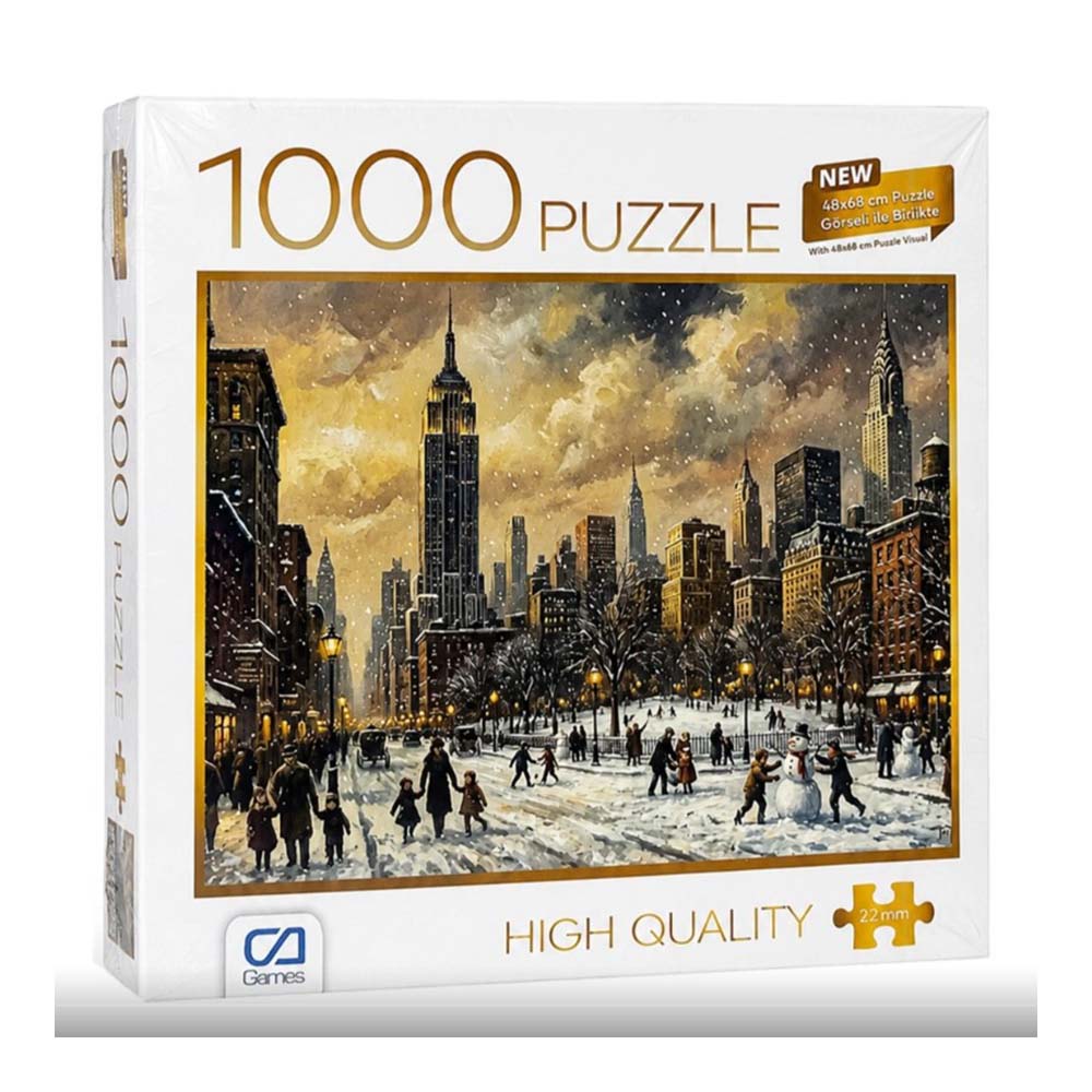CA 7102 PUZZLE KAR ALTINDA NEW YORK 1000 PARÇA