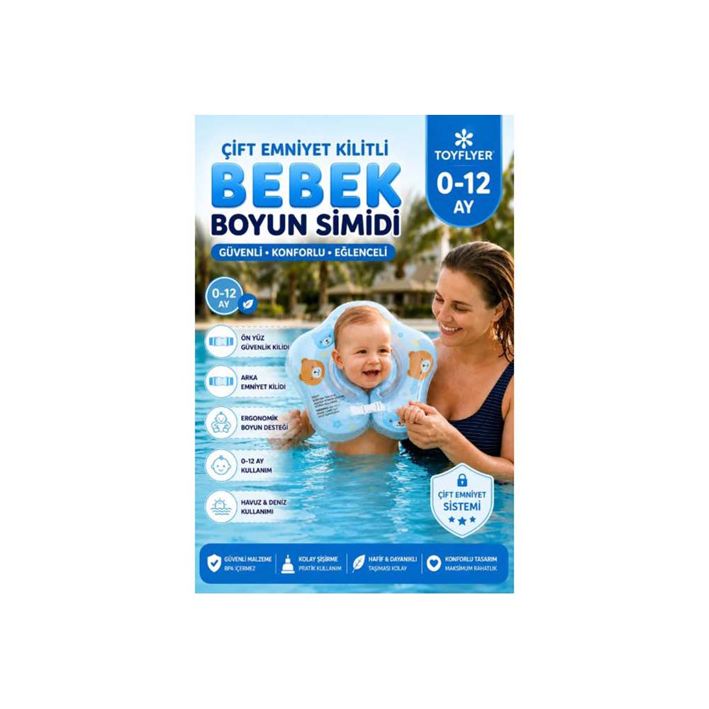 TOYFLYER İKİ HAVA BÖLMELİ ŞİŞME CAN SİMİDİ TUTMALI AYICIK NR001