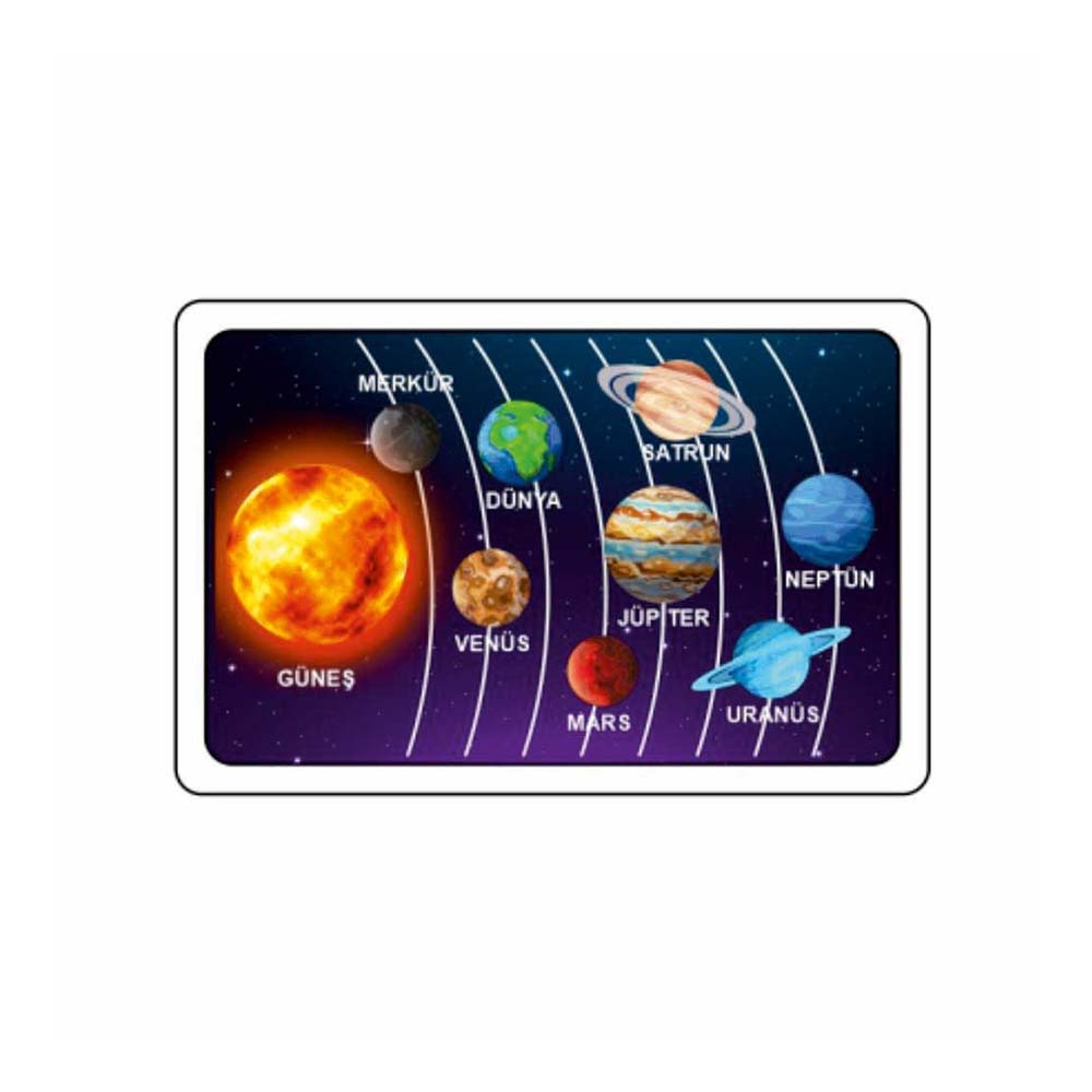 ANKEBUT 30435 GÜNEŞ SİSTEMİ RENKLİ PUZZLE 24 PRÇ