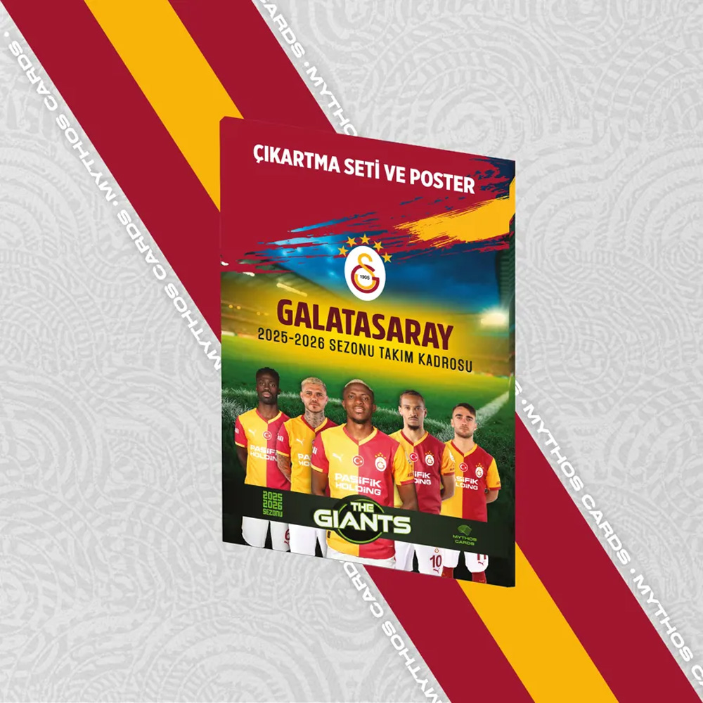 MYTHOS GALATASARAY THE GIANTS DEV POSTER VE ÇIKARTMA SETİ