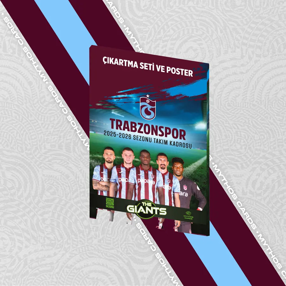MYTHOS TRABZONSPOR THE GIANTS DEV POSTER VE ÇIKARTMA SETİ