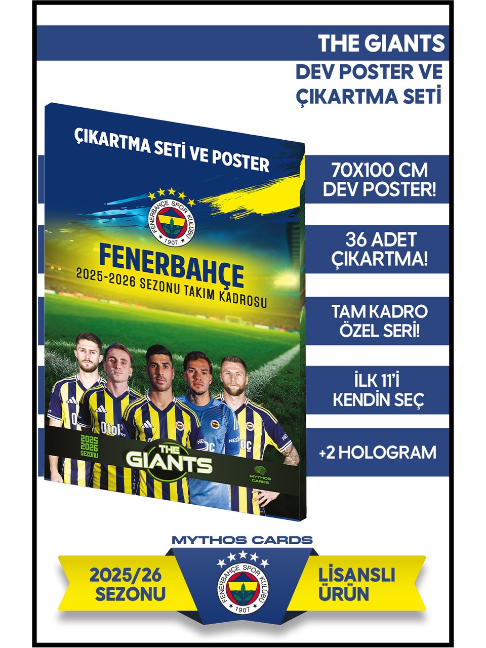 MYTHOS FENERBAHÇE THE GİANTS 2025/2026 SEZONU DEV POSTER