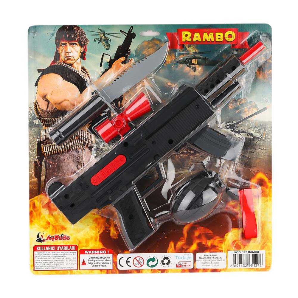 BYTOYS AYD-129 KARTELA RAMBO SETİ
