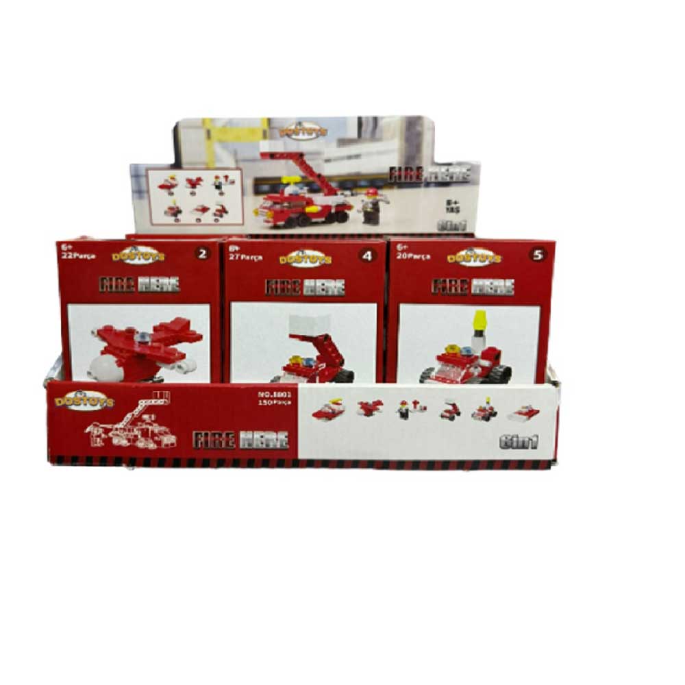 DOSTOYS 19688-8801 BLOK İTFAİYE MİNİ 27 PARÇA
