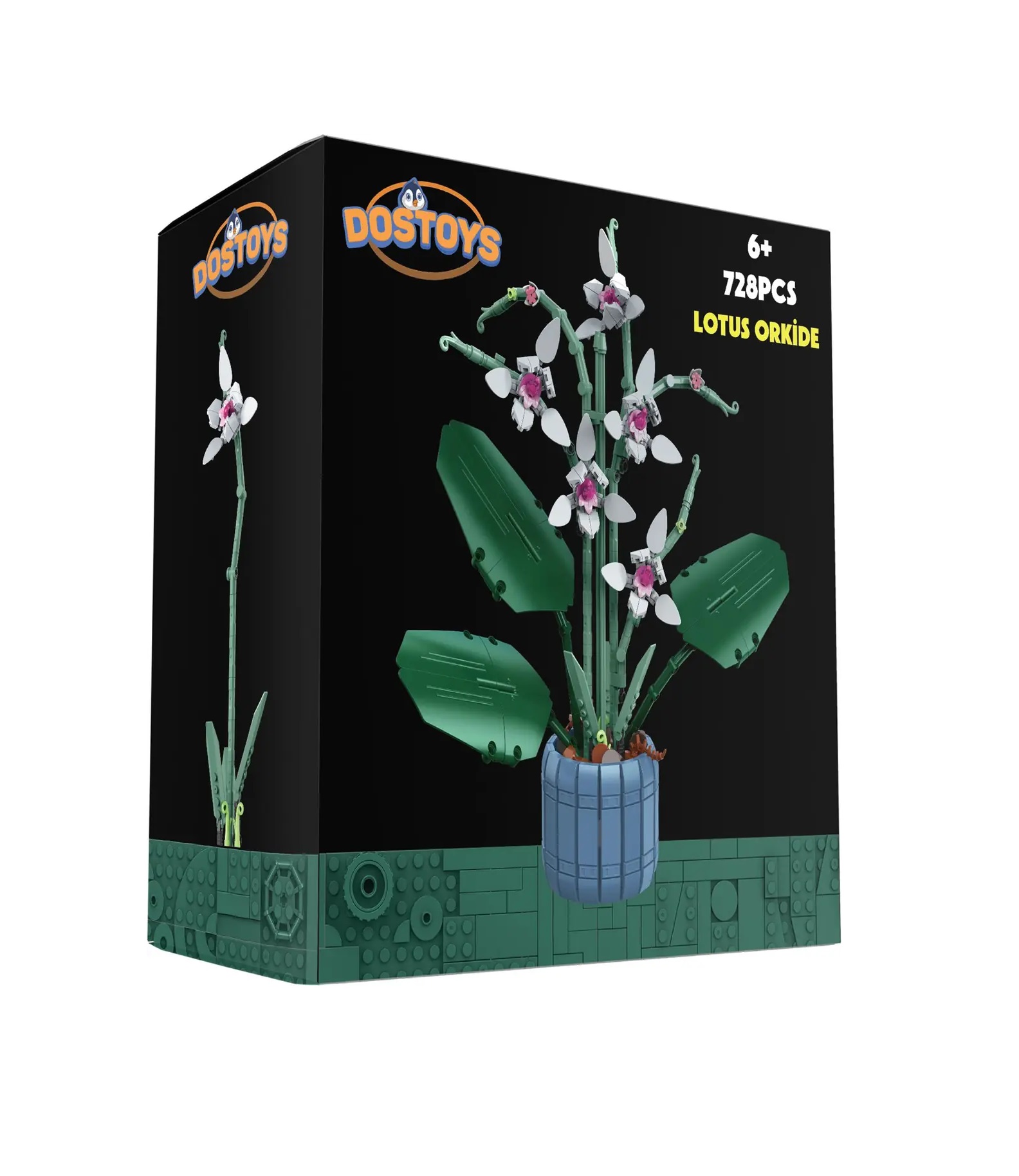 DOSTOYS 06289-101-1 BLOK LOTUS ORKİDE ÇİÇEK