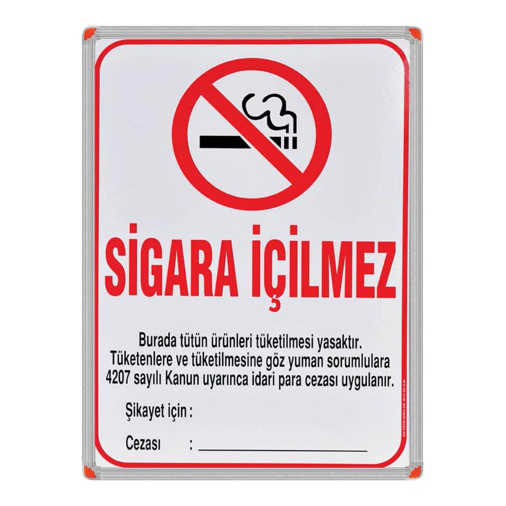 PANDA 509 50X70 SİGARA İÇİLMEZ LÜX METAL ÇERÇEVE