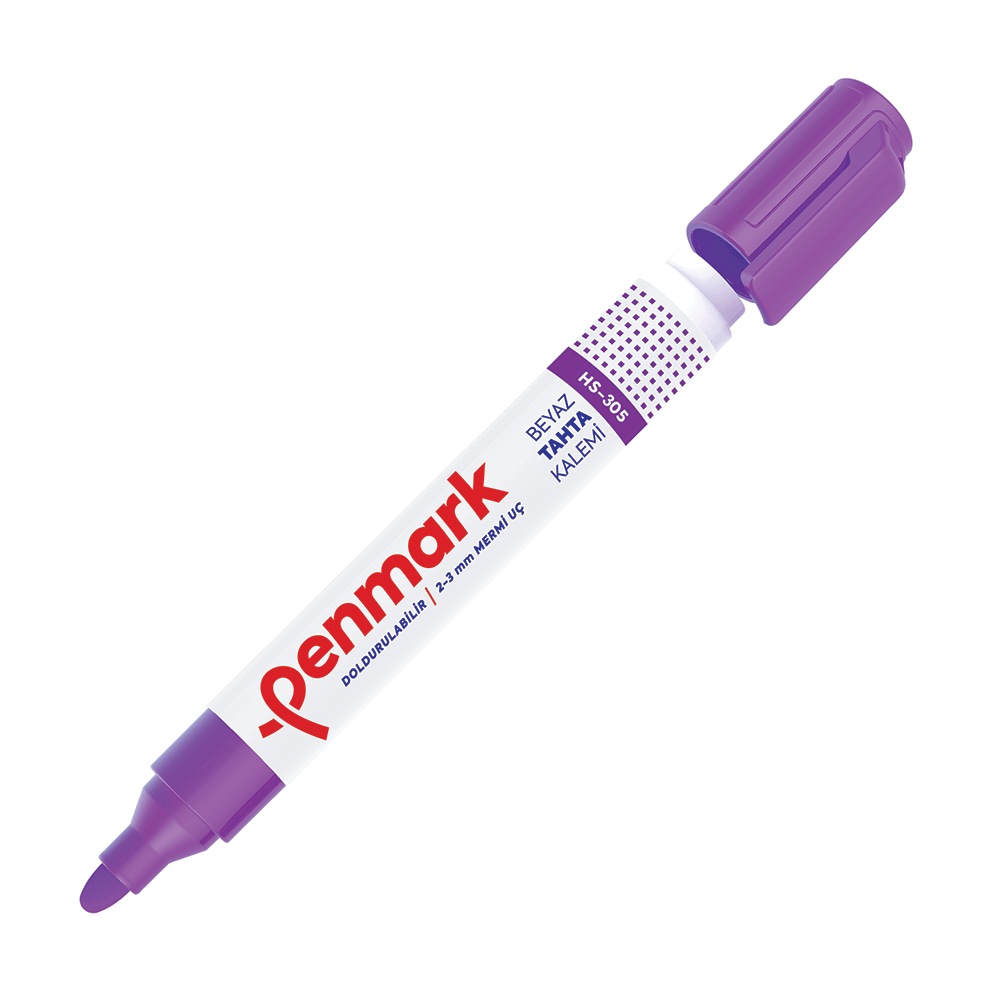 PENMARK HS305 06 BEYAZ TAHTA KALEMİ LİLA