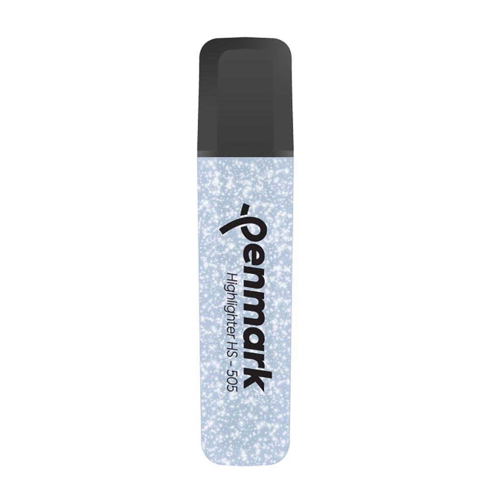 PENMARK HS505 16 METALİK SİMLİ FOSFORLU KALEM PASTEL A.MAVİ