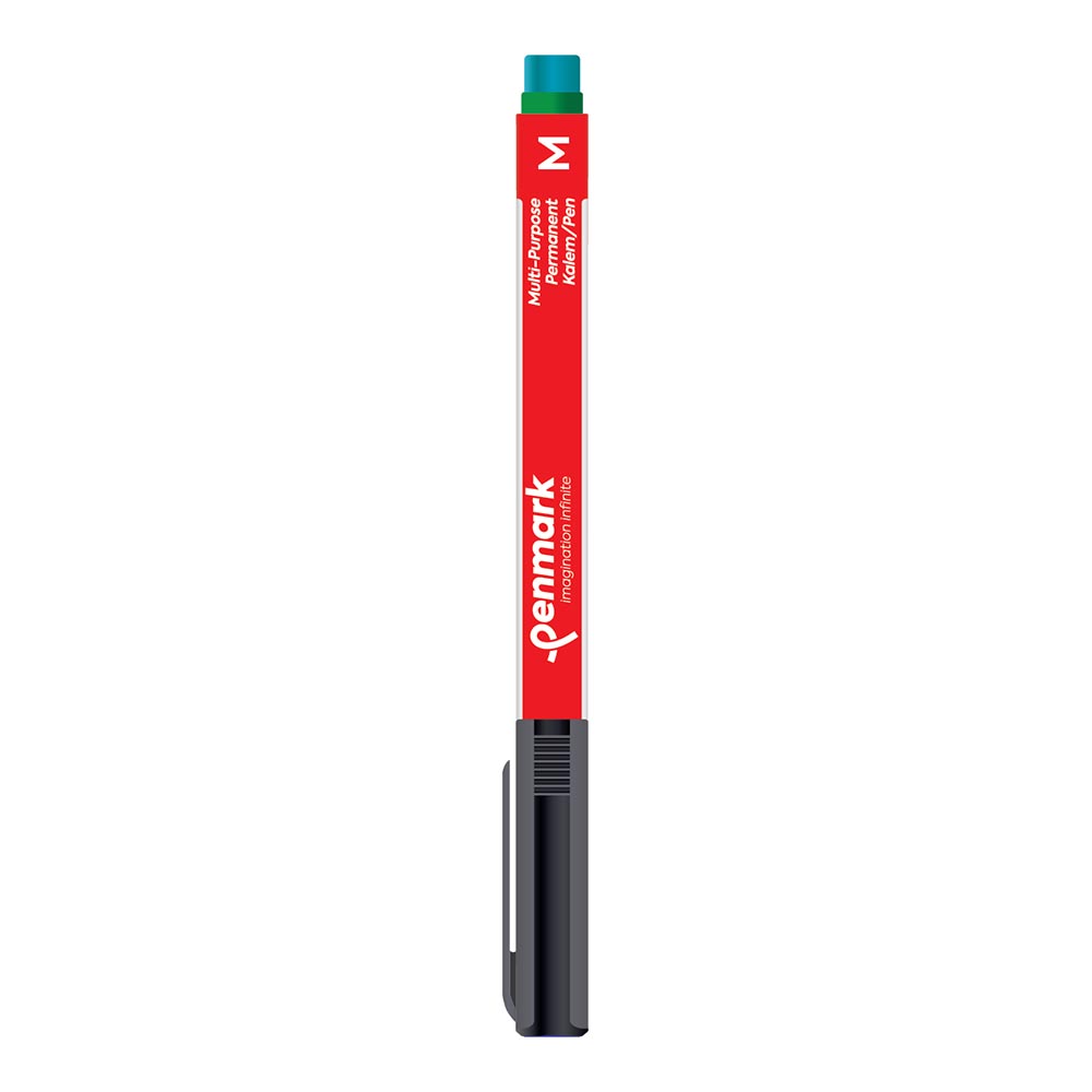 PENMARK HS206 04 ASETAT KALEMİ M CD METAL CAM PLASTİK YEŞİL