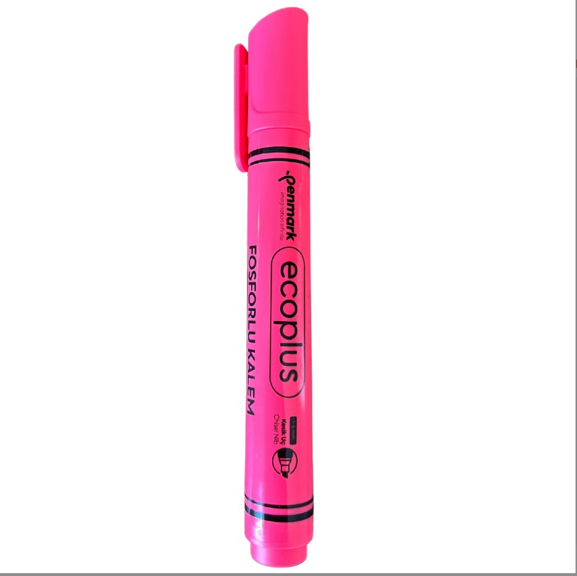 PENMARK HS1300-04 ECOPLUS KALEM TİPİ FOSFORLU KALEM PEMBE