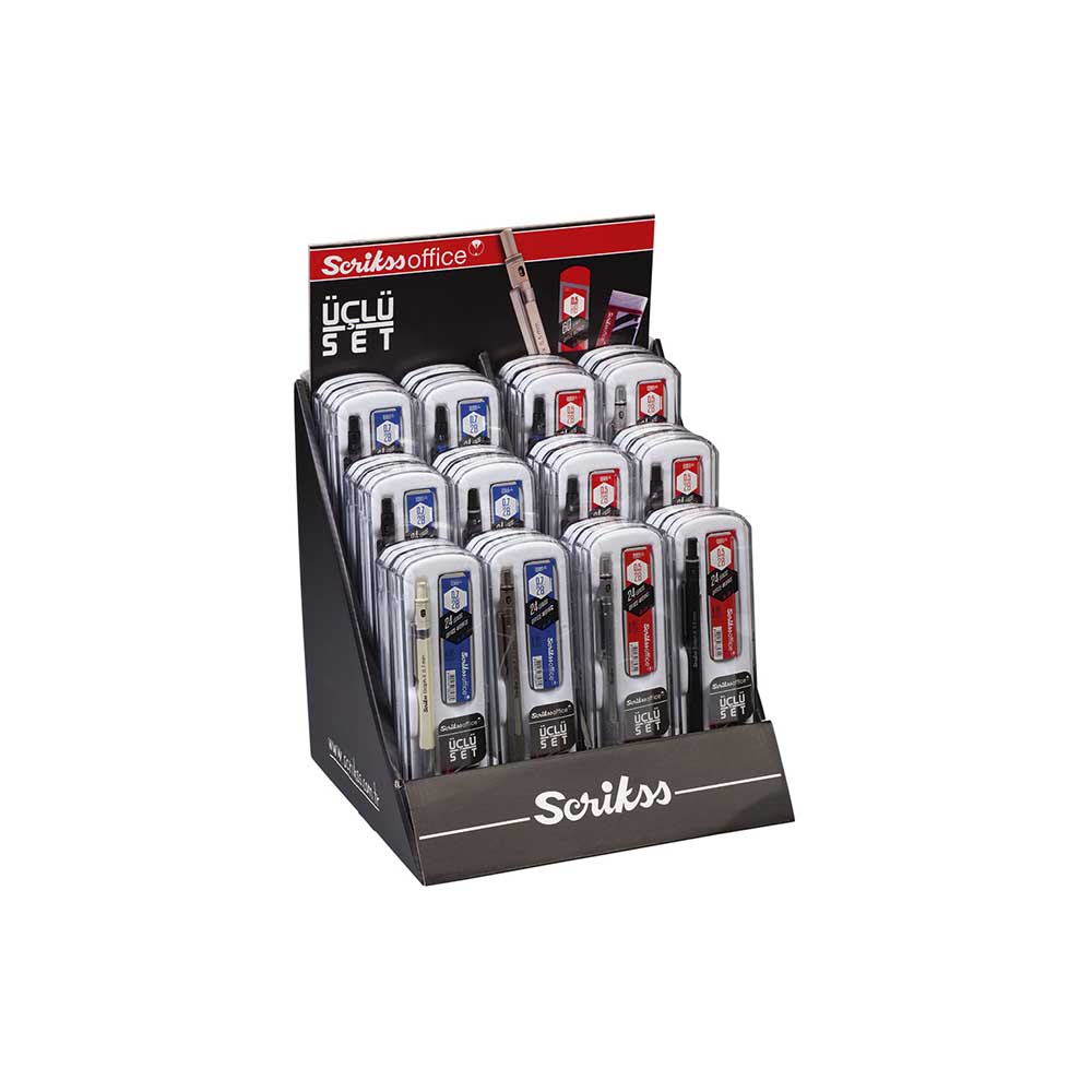 SCRİKSS GRAPH-X 3LÜ SET 24LÜ STN