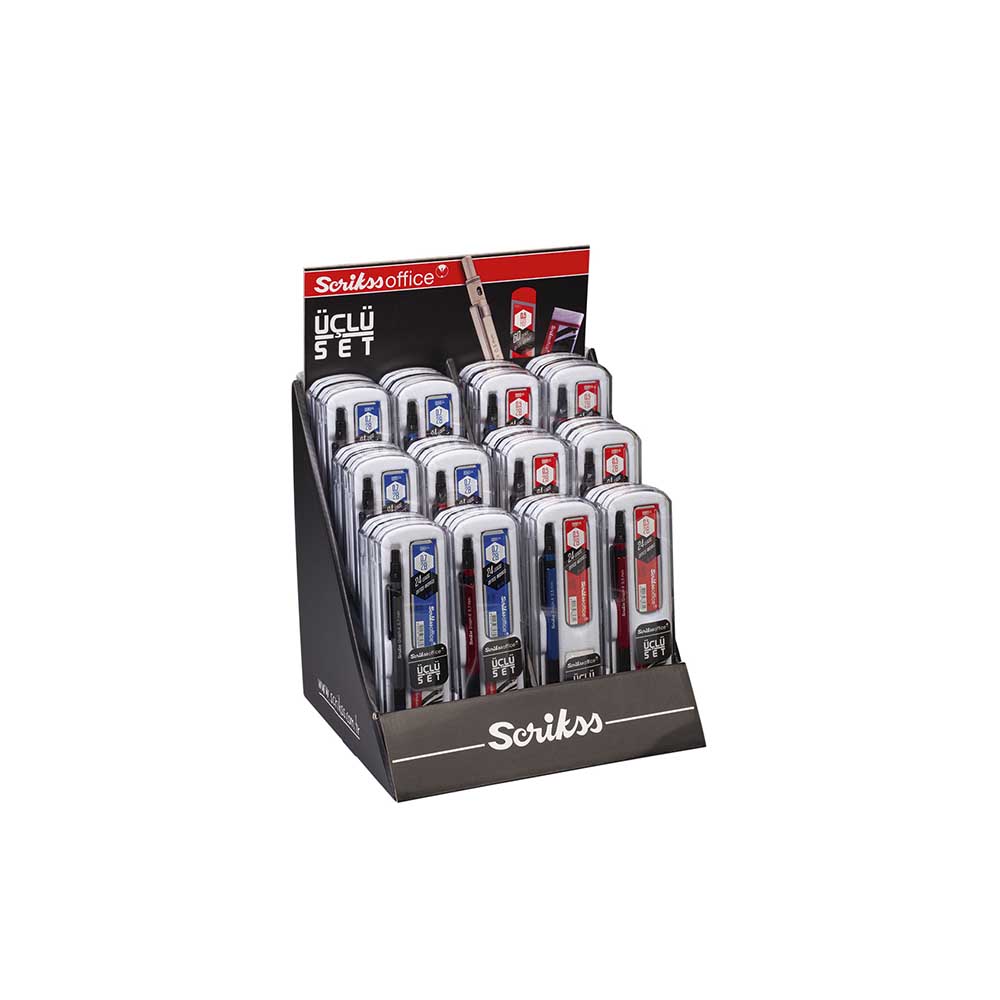 SCRİKSS GRAPH-X COLOR 3LÜ SET 24LÜ STN