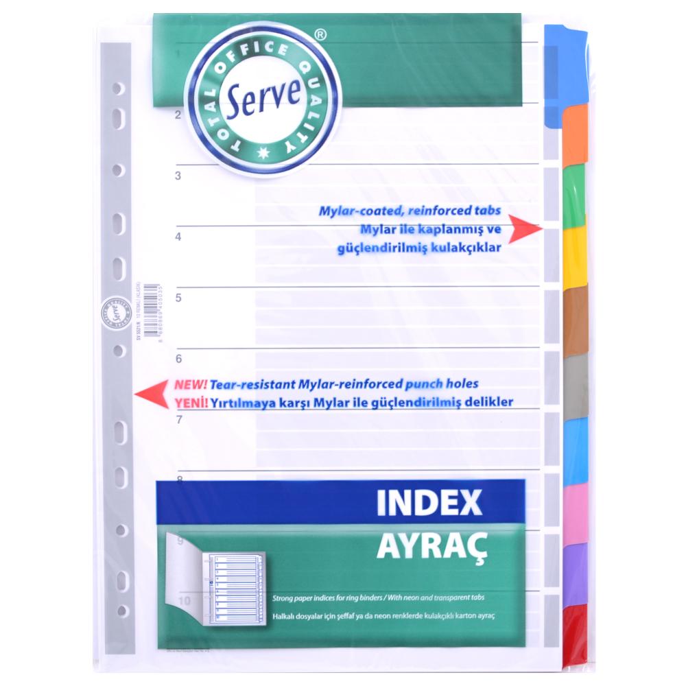 SERVE 5521/K SEPERATÖR 10 RENKLİ