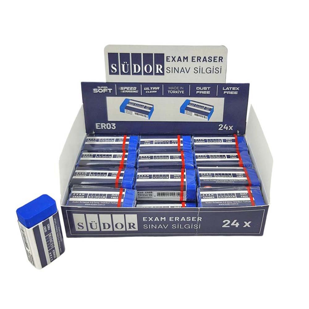 SÜDOR ER03 SINAV SİLGİSİ 24LÜ KT
